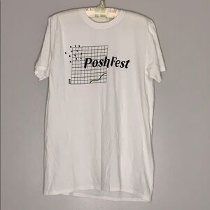 Poshfest 2019 Fixings Graphic T-Shirt Sz Medium short sleeve tee medium